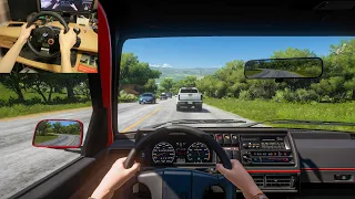 Forza Horizon 5 - Realistic Driving Volkswagen Golf Mk2 | Traffic