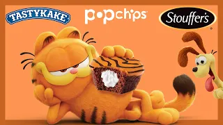 'The Garfield Movie' Tie In Snacks That Are In Store NOW!