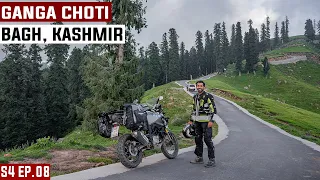 KASHMIR'S MOST BEAUTIFUL PLACE S04 EP. 08 | GANGA CHOTI SUDHAN GALI IN BAGH |KASHMIR MOTORCYCLE TOUR