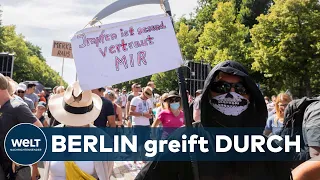 CORONA-LEUGNER: Berlin verbietet Proteste gegen Covid-19-Maßnahmen am Wochenende