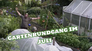 Gartenrundgang im Juli