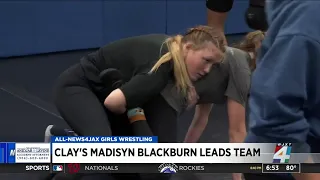All-News4JAX girls wrestling: Clay's Madisyn Blackburn leads inaugural team