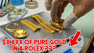 How much Gold is ACTUALLY in a "Solid Gold" Rolex?