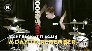 A Day to Remember - Right Back at It Again - Mitya Shepelev | Drum Cover