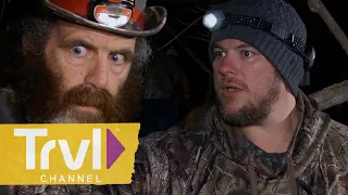 A Voice in the Trees Tells the AIMS Team About the “Smoke Wolf” | Mountain Monsters | Travel Channel