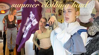 collective summer haul: vinted, depop, small brands, charity shops, urban outfitters & pop ups!!