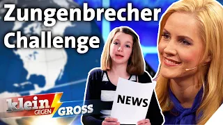 Tagesschau-Sprecherin Judith Rakers vs. Lea (13): Wer liest schneller vor? | Klein gegen Groß