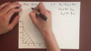 Optimal Choice Perfect Substitute Ex. 1