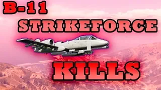 GTA 5 Online B-11 Strikeforce (A-10 Warthog) Kill Compilation