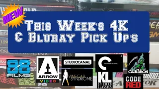 This Week's 4K & Bluray Pick Up's | A New Film Distributor In The UK | Steelbooks, Criterion & More