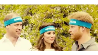 Kate Middleton, Prince William & Harry Don Headbands to Promote Mental Health