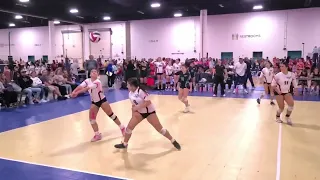 FLA Power Series 2024 Spring Bash Volleyball: MSVC 13U Adidas Melanie vs Miami Hype 13N Diaz DAY #2