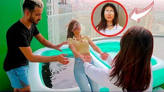 تحدي الثقة العمياء مع أختي شيرين 😱👩🏻‍🦯