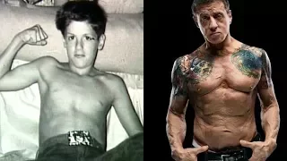 Sylvester Stallone transformation from 1 to 71 years old