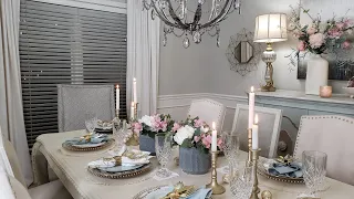 Spring Dining Room Decorate With Me 2023 | How To Mix &  Match China & Decor