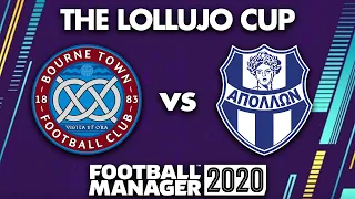 The BEST TEAM on FM20 | Apollon vs Bourne | The Football Manager 2020 lollujo Cup