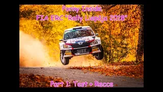 Porky Inside "FIA ERC Rally Liepāja - 2018". Part 1: Test + recce