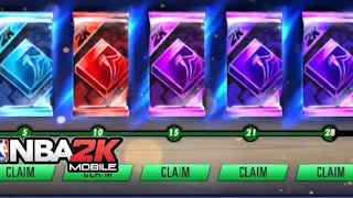 Two Onyx Pulls in Daily rewards! NBA 2k mobile pack opening!