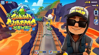 SUBWAY SURFERS GAMEPLAY PC HD 2023 - HAWAII - JAKE DARK OUTFIT CHAMELEON BOARD
