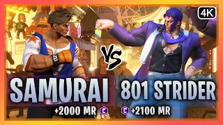 SF6 ▰  Luke (Samurai) Vs. Marisa (801 Strider)『Street Fighter 6』