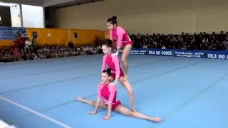 Gymnastics - Acrobatic Portuguese district championship - WG Juvenile ACM