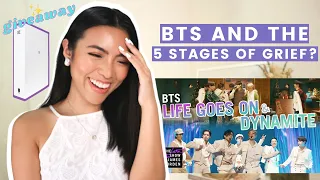 BTS 'Life Goes On' & 'Dynamite' on James Corden REACTION & ANALYSIS | BE Album Giveaway
