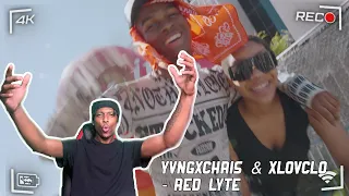 WHO IS SHE ???? YvngxChris & Xlovclo - Red Lyte (Reaction Video)