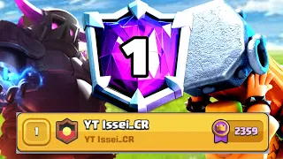 IM TOP1 IN THE WORLD 🌎 with PEKKA Bridge Spam with Magic archer 😋-Clash Royale