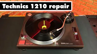 Technics 1210 repair | blowing fuses & target light replacement