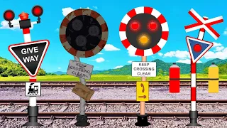 【踏切アニメ】お掃除をしてふみきりカンカン Railroad Crossing Cleaning!!! Fumikiri Train Channel