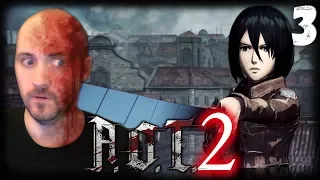 ТЕПЕРЬ НА PS4 PRO 💕 ATTACK ON TITAN 2 💕 Прохождение на русском #3