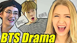 Americans React To The GOOFIEST RUN BTS (Run BTS 73-76)