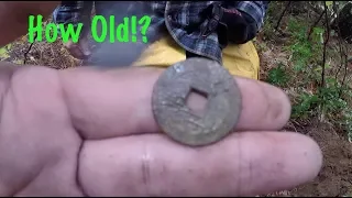 Past Masters Get a Huge Surprise While Metal Detecting an 1800s Chinese Camp!