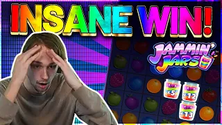 INSANE WIN! Jammin Jars Big win - Casino games from Casinodaddy