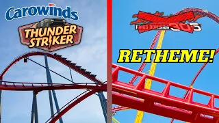 Carowinds & Kings Dominion's Intimidator Coasters to be RETHEMED in 2024!