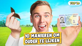 10 MANIEREN OM OUDER TE LIJKEN!