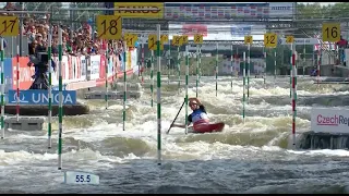 Jessica Fox Winning run, C1 Women (World Cup Finals 2019 ICF Slalom, Prague - Czech rep.)