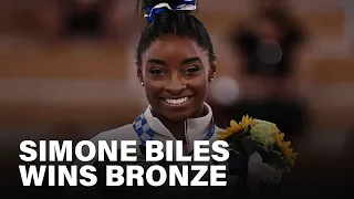 Simone Biles Wins Bronze at Tokyo Olympics