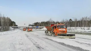 Мощные снегопады прошли на Урале и в Сибири