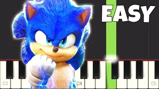 Sonic the Hedgehog 2 Song - Going Fast - EASY Piano Tutorial - nerdout