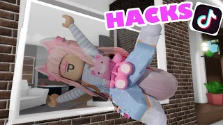 🧐Probando hacks para entrar a casas en Brookhaven 🤨/Roblox