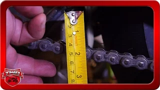 How To Adjust Chain Slack FZ09 MT09 Motorcycle