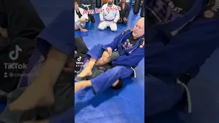 Arm bar finish in BJJ class