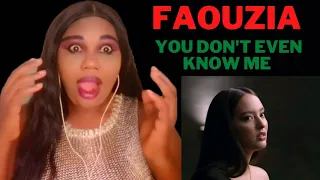 AFRICAN REACTS TO FAOUZIA - YOU DONT EVEN KNOW ME (STRIPPED) #faouzia #youdontevenknowme