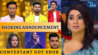 Shoking Announcement Of Indian Idol Season 14 || Contestant Got Shok || Obom, Adya, Ananya, Piyush