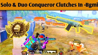 Solo & Duo Conqueror Clutches Bgmi Conqueror Lobby Gameplay 🤩 SAMSUNG,A7,A8,J5,J6,J7,XS,A3,A4,A5,A6