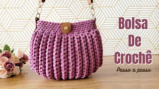 EASY TO MAKE BEGINNER LEVEL AND VERY AFFORDABLE CROCHET BAG IN LOW-RELIEF CROCHET