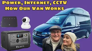 How to get CCTV and INTERNET in a CAMPERVAN Using Bluetti EB70