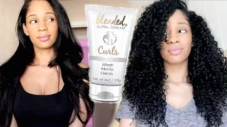 Straight To Curly Wash "N" Go with Cream Gel BY BLENDED