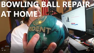 Bowling Ball Scratch And Ding Repair At Home